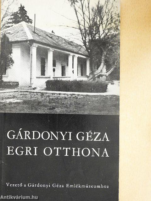 Gárdonyi Géza egri otthona