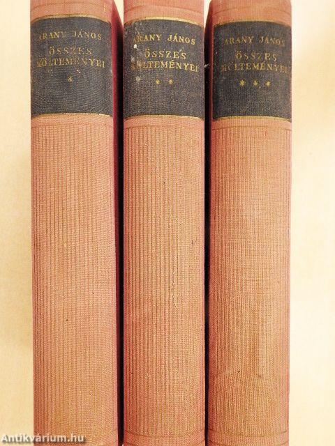 Arany János összes költeményei I-III.