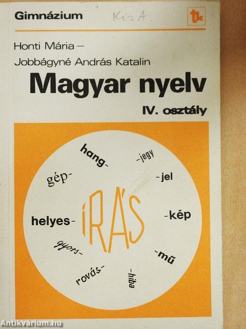 Magyar nyelv IV.