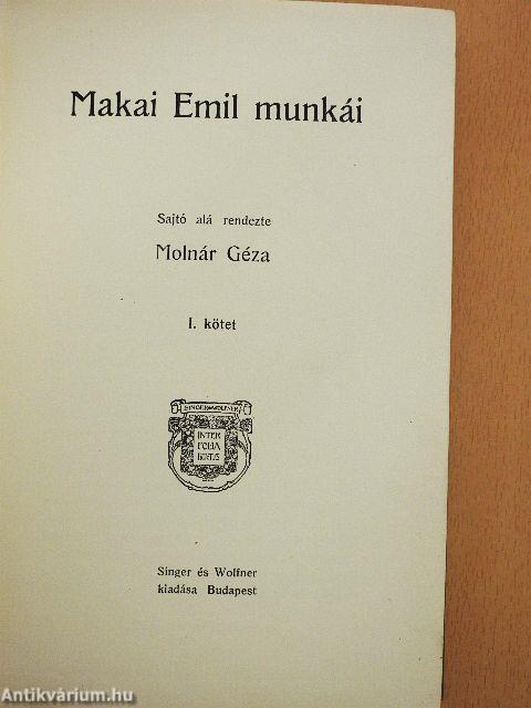 Makai Emil munkái I-II.