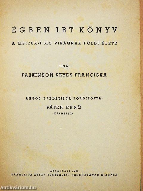 Égben irt könyv
