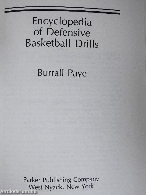 Encyclopedia of Defensive Basketball Drills