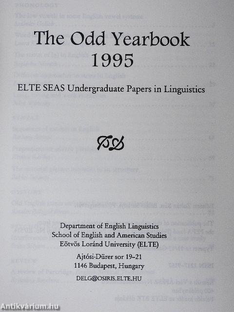 The Odd Yearbook 1995