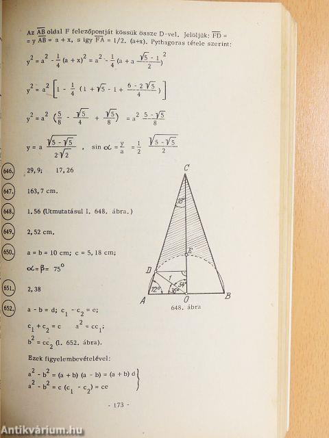 Felvételi tájékoztató és példatár