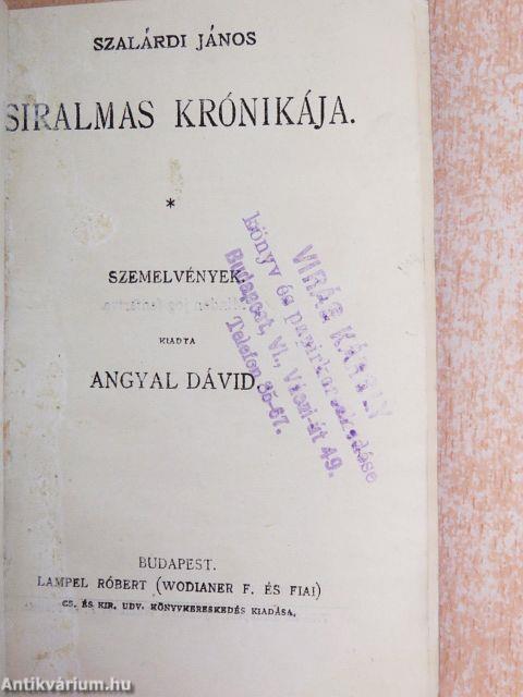 Szalárdi János siralmas krónikája