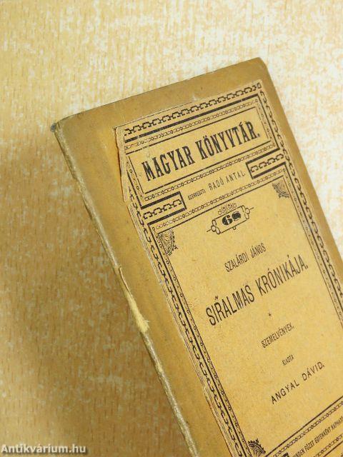 Szalárdi János siralmas krónikája