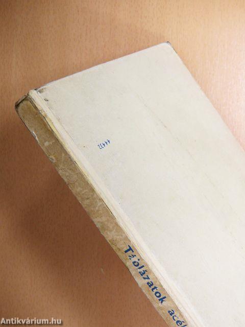 Táblázatok acélszerkezetek méretezéséhez