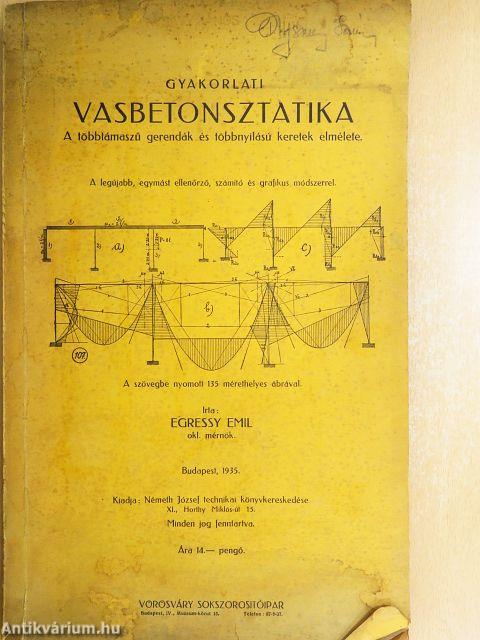 Gyakorlati vasbetonsztatika