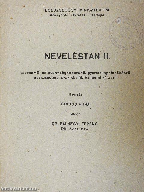 Neveléstan II.