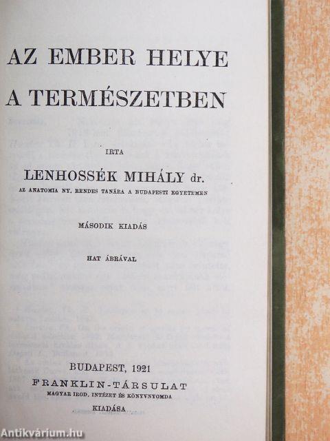 Az ember helye a természetben