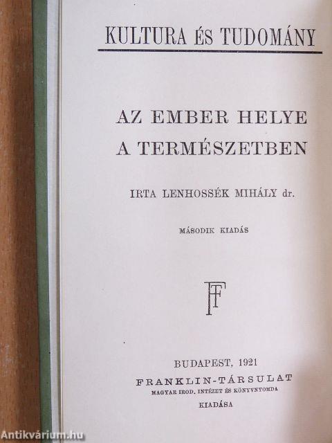 Az ember helye a természetben