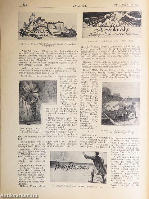 Zászlónk 1941. augusztus