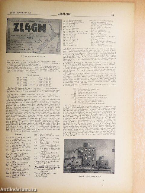 Zászlónk 1942-43. (nem teljes évfolyam)