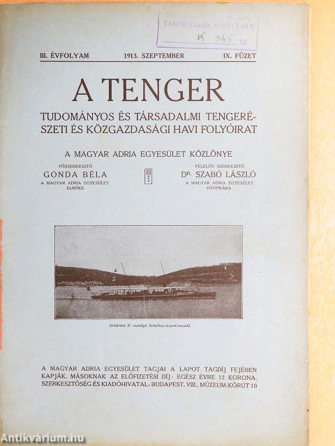 A tenger 1913. szeptember