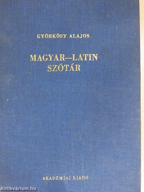 Magyar-latin szótár