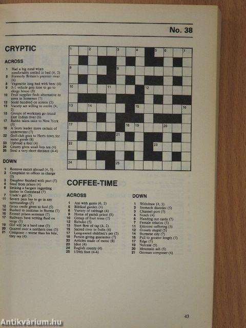 The Penguin Jumbo Book of Sun Crosswords