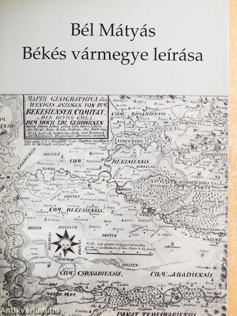 Békés vármegye leírása