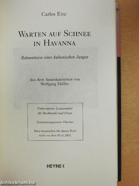 Warten auf Schnee in Havanna