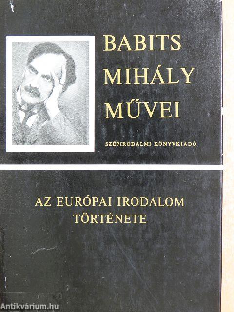 Az európai irodalom története