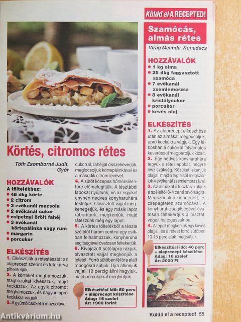 Küldd el a recepted! - Édességek