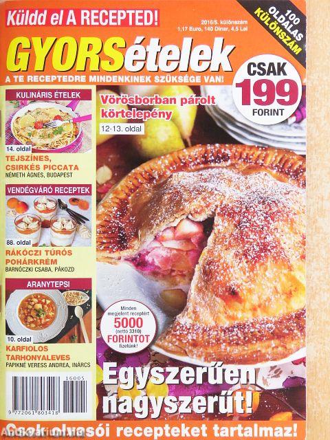 Küldd el A RECEPTED! 2016/5. Különszám