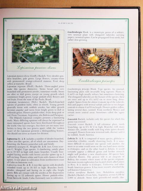 The Handbook of Cacti and Succulents