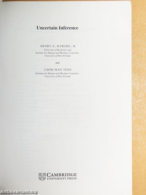 Uncertain Inference