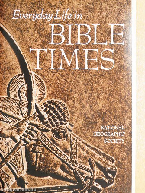 Everyday Life in Bible Times