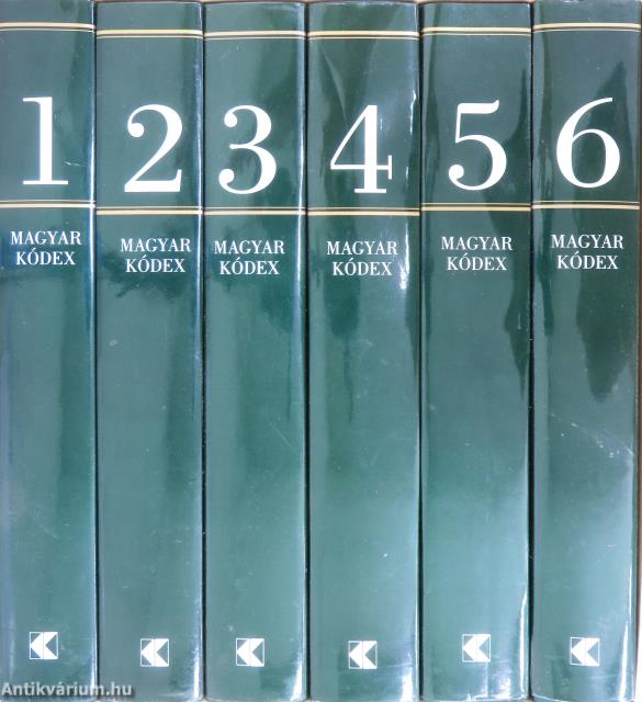 Magyar kódex 1-6. - 6 db CD-vel