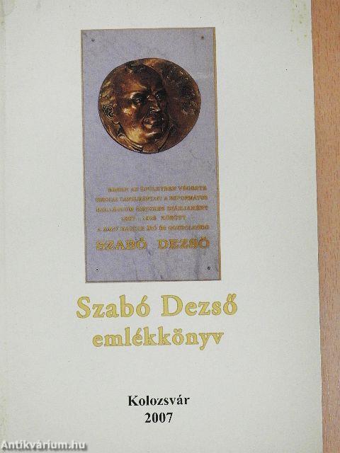 Szabó Dezső emlékkönyv