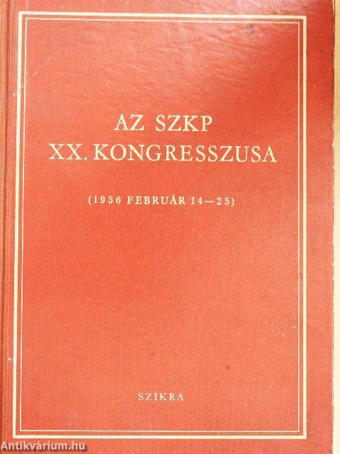 Az SZKP XX. kongresszusa