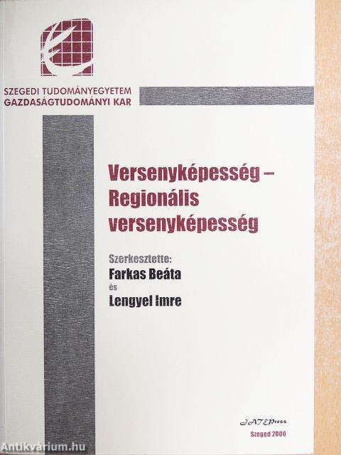 Versenyképesség - regionális versenyképesség