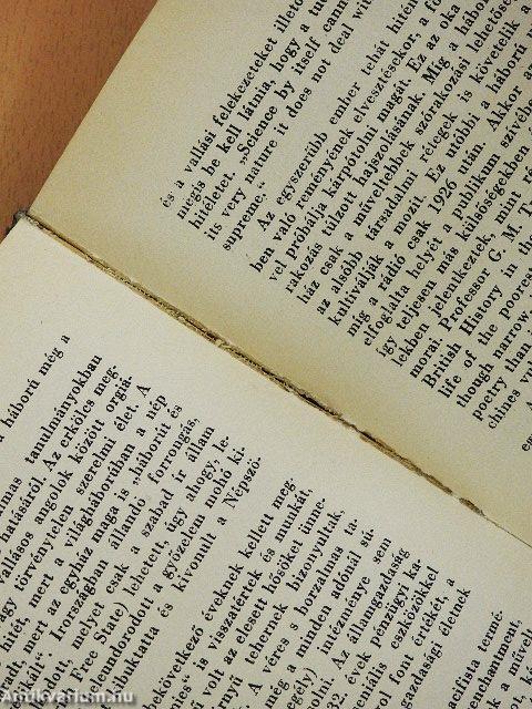 A modern angol irodalom története