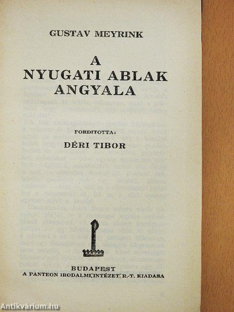 A nyugati ablak angyala