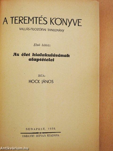 A teremtés könyve I-II.