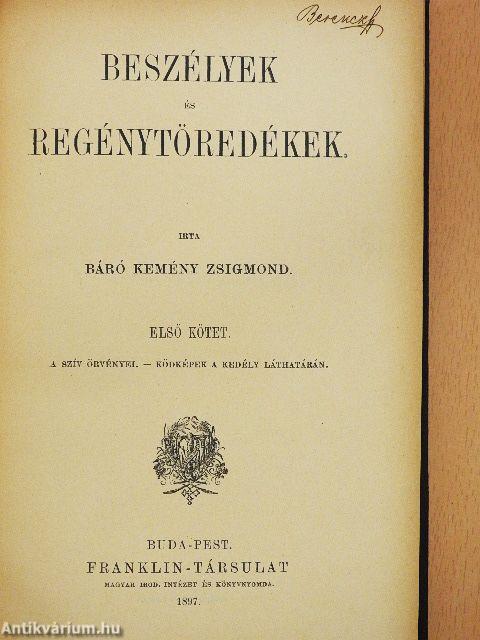 Beszélyek és regénytöredékek I-II.