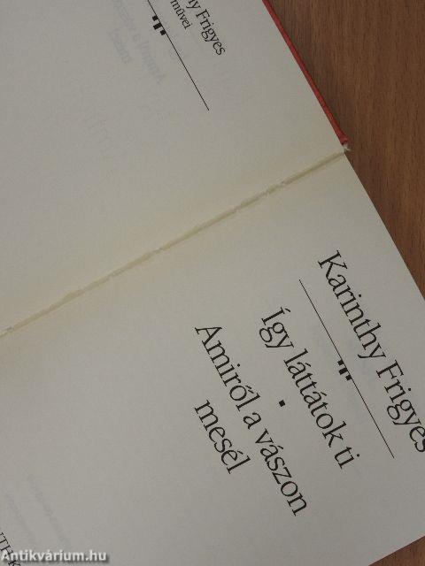 Így láttátok ti/Amiről a vászon mesél