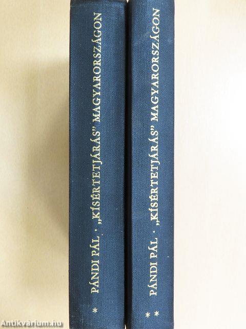 "Kísértetjárás" Magyarországon I-II.