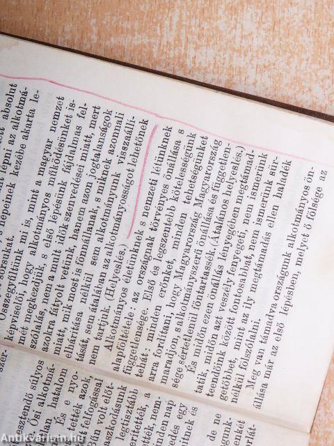 Deák Ferencznek az 1861-dik évi országgyüléstől elfogadott két fölirata/Magyarok Rómában/A magyar irodalom főirányai