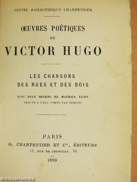 Oeuvres poétiques de Victor Hugo