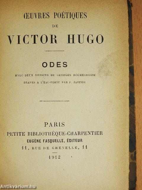 Oeuvres poétiques de Victor Hugo