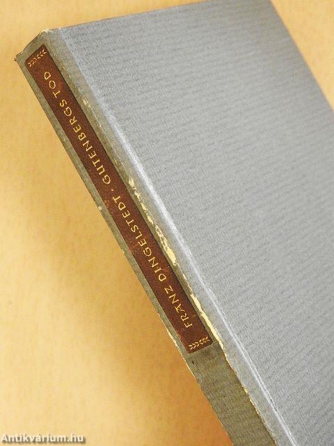 Gutenbergs Tod (gótbetűs)