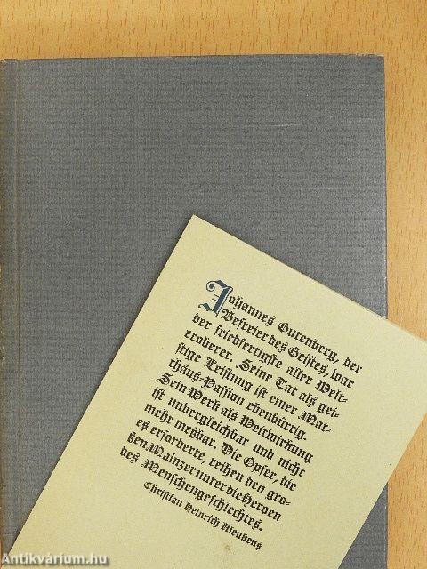 Gutenbergs Tod (gótbetűs)