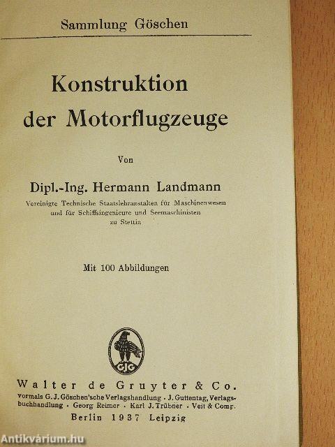 Konstruktion der Motorflugzeuge