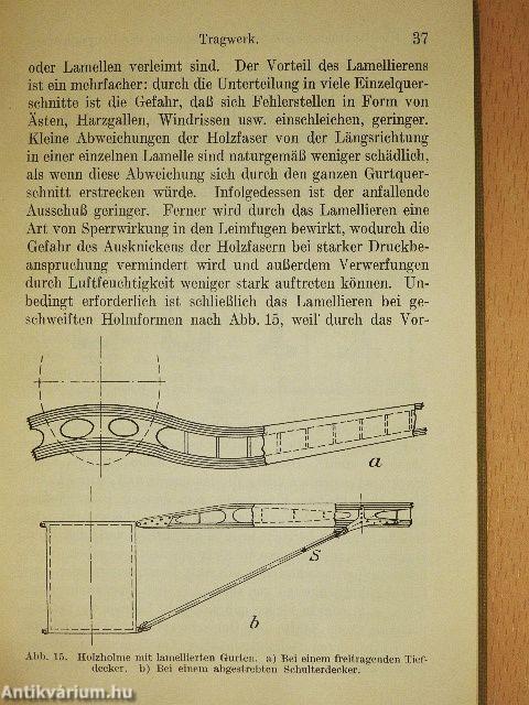 Konstruktion der Motorflugzeuge
