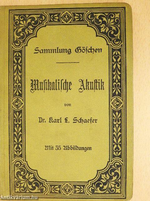 Musikalische Akustik (gótbetűs)