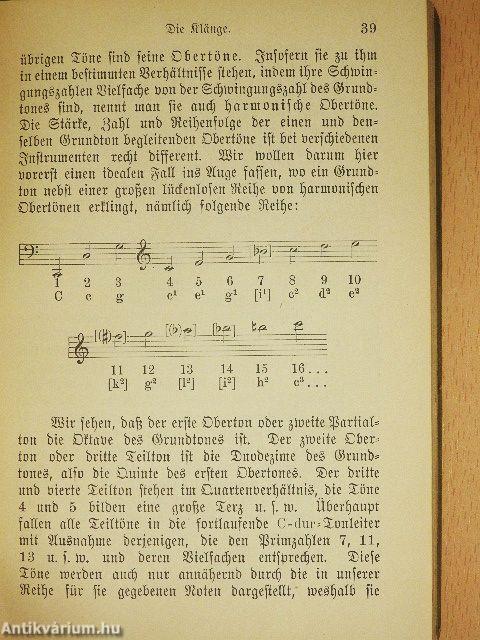 Musikalische Akustik (gótbetűs)