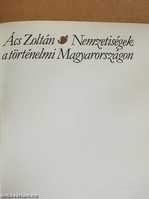 Nemzetiségek a történelmi Magyarországon