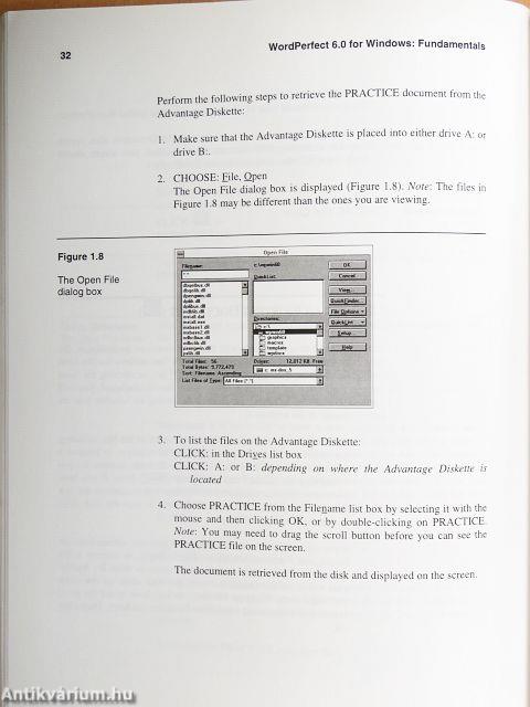 WordPerfect 6.0A for Windows