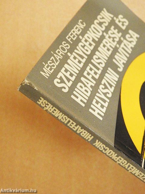 Személygépkocsik hibafelismerése és helyszíni javítása